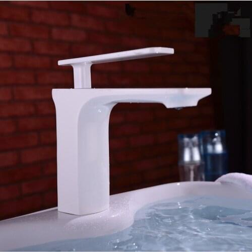 High end sanitary ware all copper hot and cold basin faucet wash basin wash basin under the table basin single hole basin