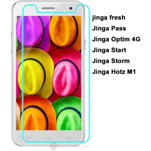 Tempered Glass for Jinga Fresh 4G Screen Protector For Jinga Fresh Pass Optim Hotz M1 4G Start Storm Protective Glass Film Cover
