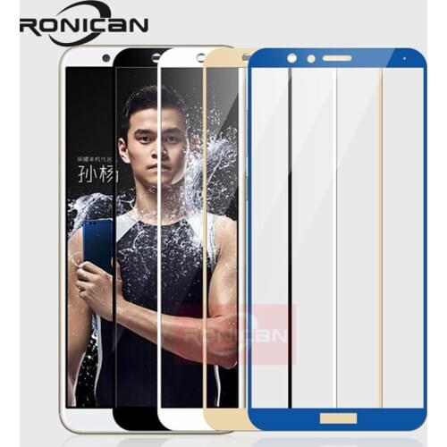 Screen Protector For Huawei Honor 7X Glass Tempered Glass For Huawei Honor 7X Glass Huawei Honor 7X Full Cover Glass RONICAN
