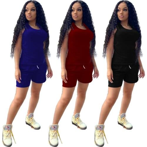 Casaul Women Tracksuit Two Piece Set Shirt And Pants Solid Color Sportsuit O-neck Matching Set For Women Outfit