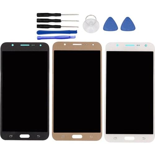 AMOLED J7 2016 LCD For Samsung Galaxy J7 2016 J710 J710F J710M LCD Display Touch Screen Digitizer Lens adjustable black white