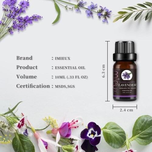 100% Pure Essential Oils For Aromatherapy Diffusers Pure Essential Oils Organic Body Massage Relax Fragrance Oil Skin 10ml