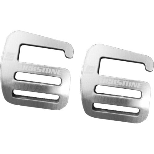 2pcs 25mm Backpack Webbing Buckle G Shape Hook Connector Clip Tool Outdoors Camping Climbing Accessories