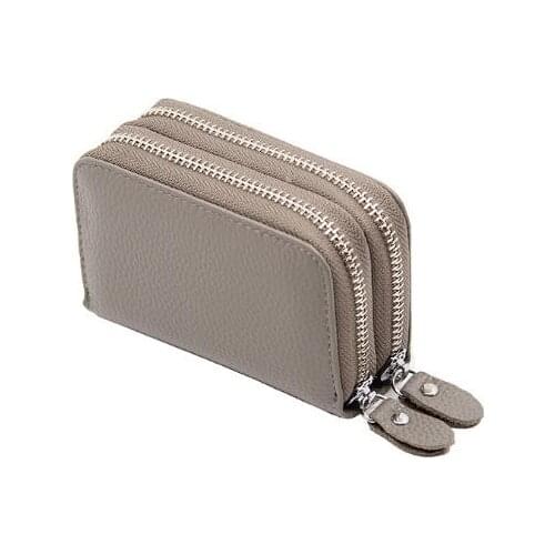 2020 free shipping Jack Double zipper men and women of foreign trade general neutral zero wallet