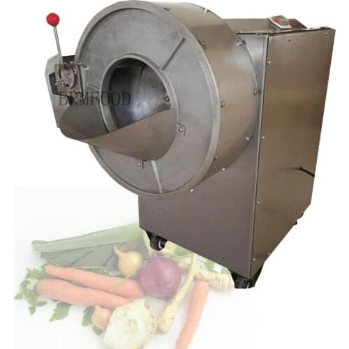 Automatic Vegetable Cutting Machine Electric Potato Onion Carrot Ginger Slicer Commercial Shredder Multifunction Cutter