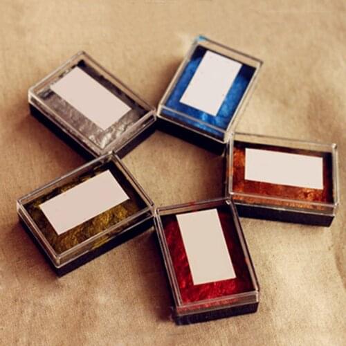 DIY Printing Mud DIY Crafts Fire Paint Wax Metallic Printing Mud Fire Paint 1Pcs Scrapbooking Accessories Ink Pad