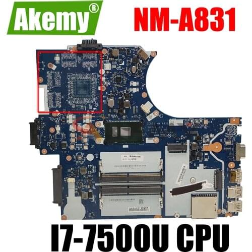 For Lenovo Thinkpad E570 E570C Laptop motherboard CE570 NM-A831 with CPU I7-7500U Integrated motherboard 100% Fully Tested