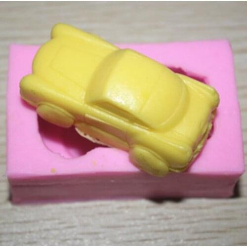 Car Shape DIY Fondant Cake Decorating Mould Silicone Chocolate Candy Molds Aroma Candle Handmade Making Tools Sugarcraft