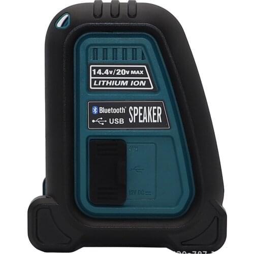 14.4V 18V Li-ion Battery Bluetooth Speaker For Dewalt For Makita For Bosch For Milwaukee 15W MP3 Player Loudspeaker Amplifier