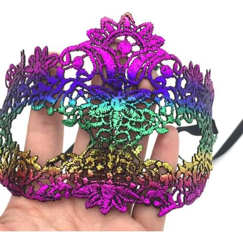 Fashion Women Hollow Lace Masquerade Face Mask Princess Prom Party Props Costume Halloween Women Sexy Masquerade Mask