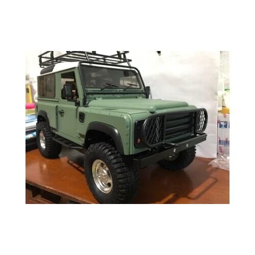 TRX4 D90 modified front bumper for Defender metal bumper
