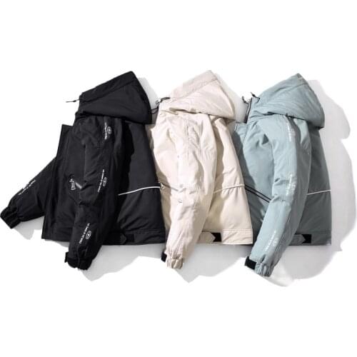 Plu Size 5XL-M Cotton mens winter jacket 2021 new trendy brand Korean style stand-up collar thickened warmth down padded jacket