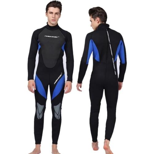 Men 3mm Neoprene Wetsuit Surfing Swimming Diving Suit Triathlon Wet Suit for Cold Water Scuba Snorkeling Spearfishing