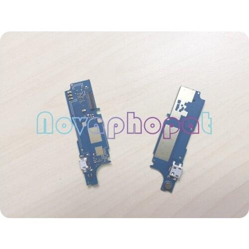Novaphopat For Wiko Fever 4G Charger Port USB Dock Charging Port Data Transfer Connect Connector Flex Cable Replacement +track