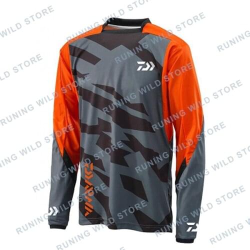 New Style Fishing Clothing XS-5XL Size Daiwa Clothing Fishing Shirt Anti-UV Fishing Clothes DAIWA Jacket DAWA Camisas suits