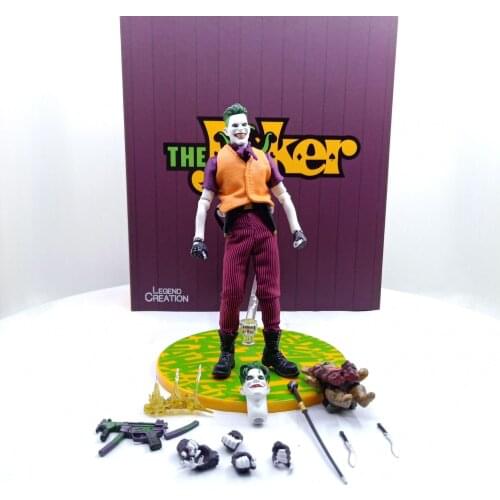 One:12 Joker Comic ver. MEZCO Articulated PVC Doll Toys Decoration 6 inches