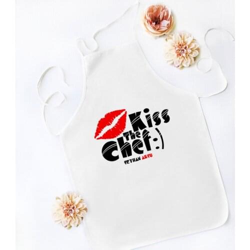 Personalized White Kitchen Apron-7 Special Design Souvenir Beautiful Memories Friend Wife Lovers Gift