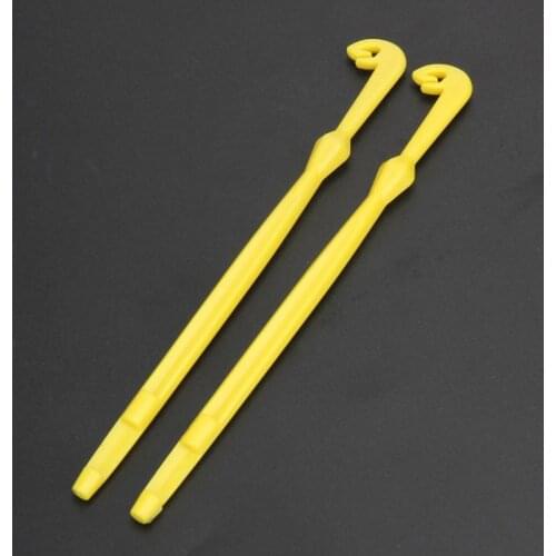 2Pcs Plastic Fishing Hook Easy Hook Loop Tyer Disgorger Tool Tie Fast Nail Knot Fishing Tackle Boxes Kit Fishing Disgorger