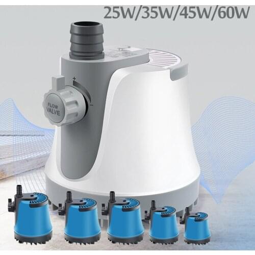 2 Color 25/35/45/60W Home Submersible Water Pump Submersible Waterfall Fountain Pump for aquarium fish tank Garden Fountain