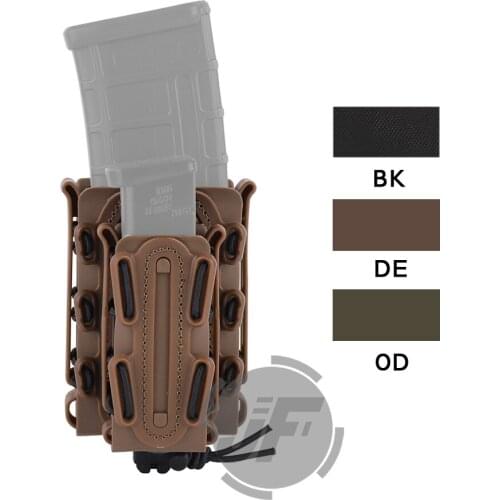 Tactical Soft Shell MOLLE Mag Carrier Rifle Mag Pouch + Pistol Magazine Case Quick Release Pouch Holder Combo Set