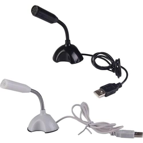 USB Laptop Microphone Mini Studio Speech Microphone Stand Mic With Holder for Desktop PC High Quality microfone usb profissional