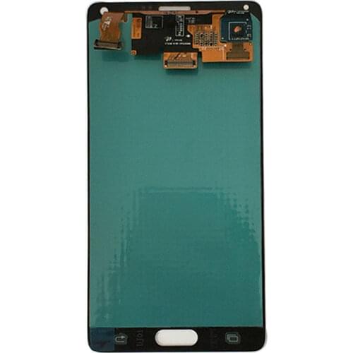 100% Original With Burn Shadow LCDs For Samsung Galaxy Note 4 N910T N910A LCD Display Touch Screen Digitizer Assembly