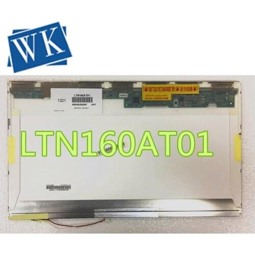 16'' LCD matrix LTN160AT01 LTN160AT02 LCD FOR HP CQ60 For Asus X61S Toshiba AX/53HPK Laptop LCD SCREEN 1366*768 30pin ccfl
