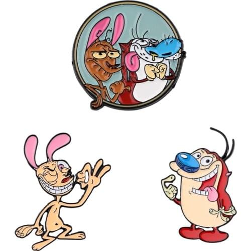 20pcs/lot J3014 Anime Funny Brooch Enamel Badge Metal Badges Icon on The Backpack Pin Brooch Badges