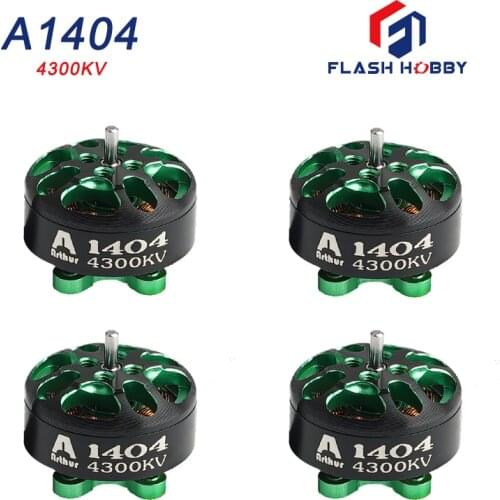 4pcs/Lot Flash Hobby Arthur Series A1404 2800KV 300KV 3800KV 4300KV 6000KV Brushless Motor for FPV Racing RC Multicopter Part