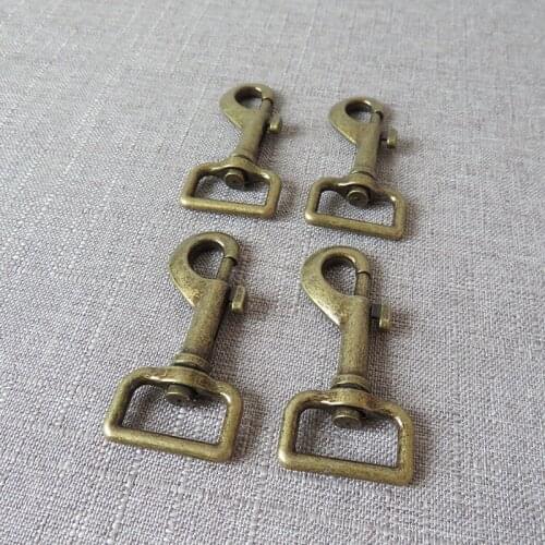 50pcs wholesale 25mm metal buckle lead clasp for pet dog leash rope belt straps clip buckle accessory strong hardware snap hook