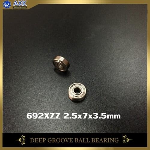 692XZZ ABEC-1 (10PCS) 2.5x7x3.5mm Miniature Ball Bearings 619/2XZZ
