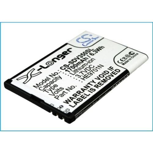 2021 Battery For Zoomax R001710000 Snow,Snow 4.3" 1700mAh / 6.29Wh