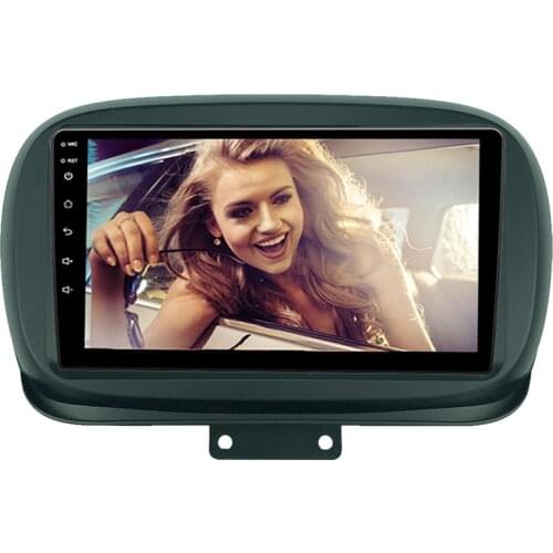 Autoradio 2 Din 9 Inch 2din Car Radio For FIAT 500X 2014 Dashboard Frame PC Installation DVD Gps Mp5 Android Multimedia Player