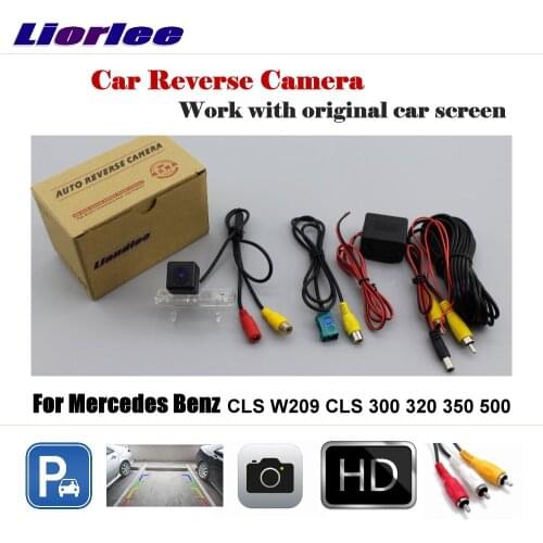 Car Rearview Camera For Mercedes Benz CLS W209 CLS 300 320 350 500 Original Screen / HD CCD Backup Parking CAM