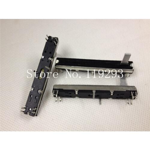 [BELLA]Original combined assets of black fader double potentiometer 6 cm B5K-15MM--10PCS/LOT