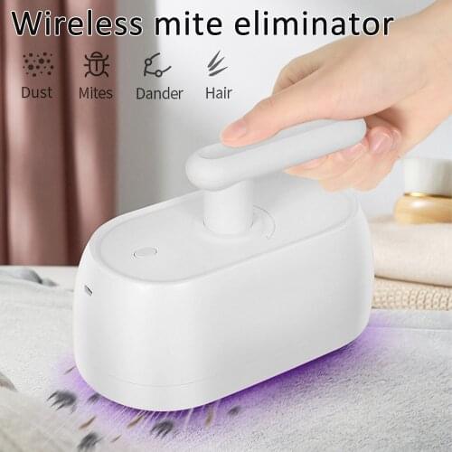 Wireless Mites Remover Eliminator UV Sterilization Mites Vacuum Cleaner 5500PA Suction Mites Killer Collector For Bed Pillow