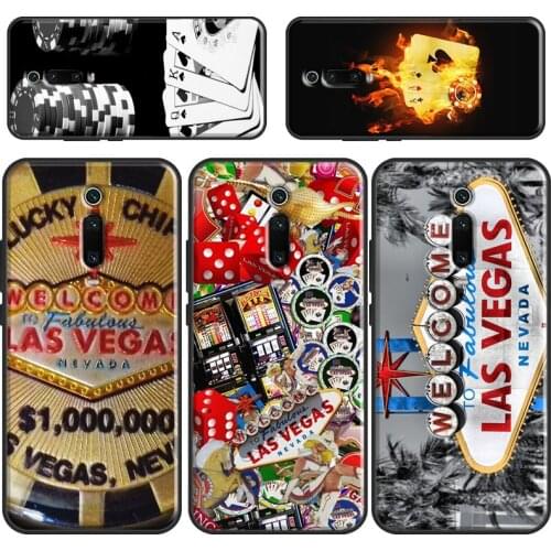 Las Vegas Casino Poker Phone Case For Xiaomi Mi 11 Ultra 9 10 Lite A3 9T 10T Pro Cover For POCO X3 F3 F2 M3 Pro