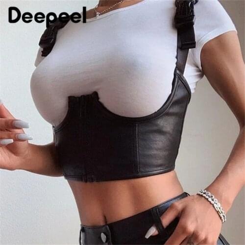 Deepeel 80-100cm 2020 New PU Leather Cortex Sexy Cummerbunds Women Fashion Corset Belt Adjustable Tight Super Wide Braces Belts