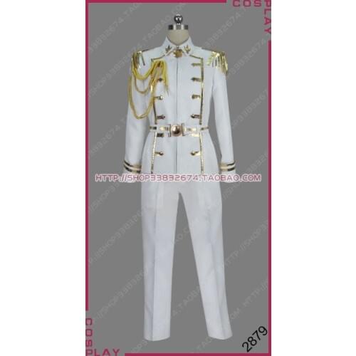 Fate/Apocrypha Great Holy Grail War Master of Saber of Black Gordes Musik Yggdmillennia White Uniform Suits Cosplay Costume S002