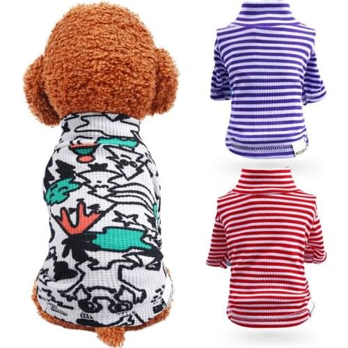 Kawail Cartoon Pet Dog Clothes Dog Spring Clothing Cotton Warm Clothes for Dogs Soft Puppy Cat Dogs Coat Jacket Puppy Chihuahua