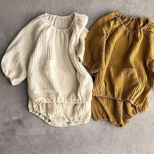 1-4Yrs Baby Boys Girls Clothing Sets New Spring Summer Kids Suits Toddler Girls Boys Clothing Sets Japan Korea Kids Clothes