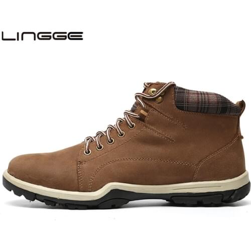 Мужские мотоботы LINGGE China At AliExpress