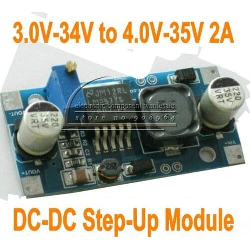 LM2577 DC-DC 3V-34V to 4V-35V 2A step-up adjustable power converter module Power Boost