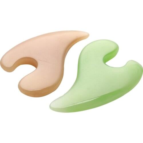 1PC Heart Shaped Guasha Scraping Massage Scraper Face Massager Acupuncture Gua Sha Board Acupoint Face Eye Care SPA Massage Tool