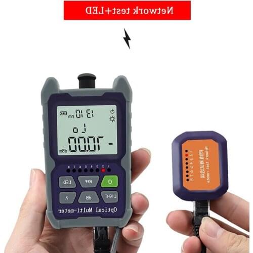 Mini 4 FTTH in 1 Optical Power Meter Rechargeable lithium Fiber Optical Network test SC/FC/ST Universal interface Connector