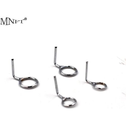MNFT 6Pcs Fishing Rod Pole Guides Ring Guide DIY Replacement Repair Pole Guides Tips Rings Accessory Fishing Rod Parts