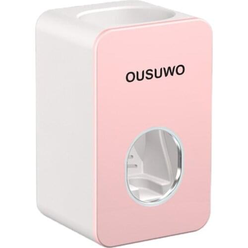 Wall Mount Automatic Toothpaste Dispenser Bathroom Accessories Set Toothpaste Squeezer Dispenser Bathroom Toothbrush Holder Tool