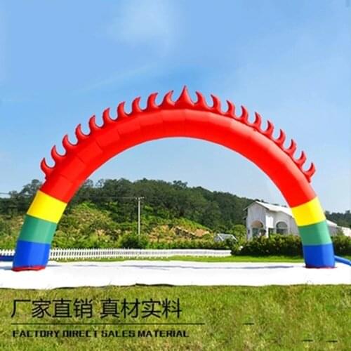 New Rainbow Door Inflatable Arch Opening Ceremony Advertising Event Air Arch Outdoor Celebration