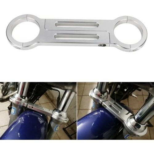 Motorcycle Front Fork Brace Aftermarket Fit For Harley Sportster SuperLow XL883L XL 1200T Custom XL1200C CNC Aluminum Bracket