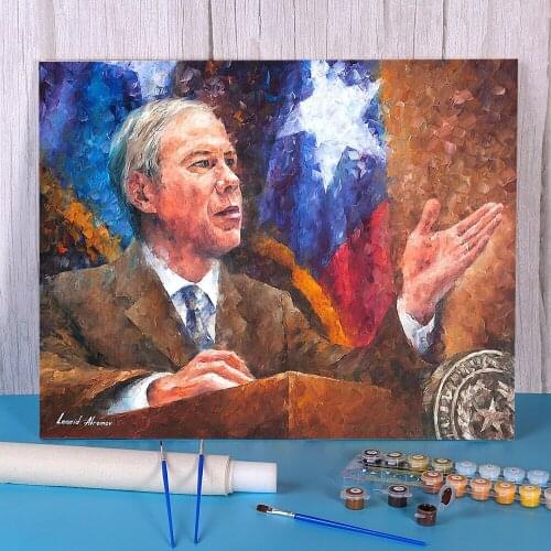 Politician Paint By Numbers Set Oil Paints 40*50 Paiting By Numbers New Design For Wholesale